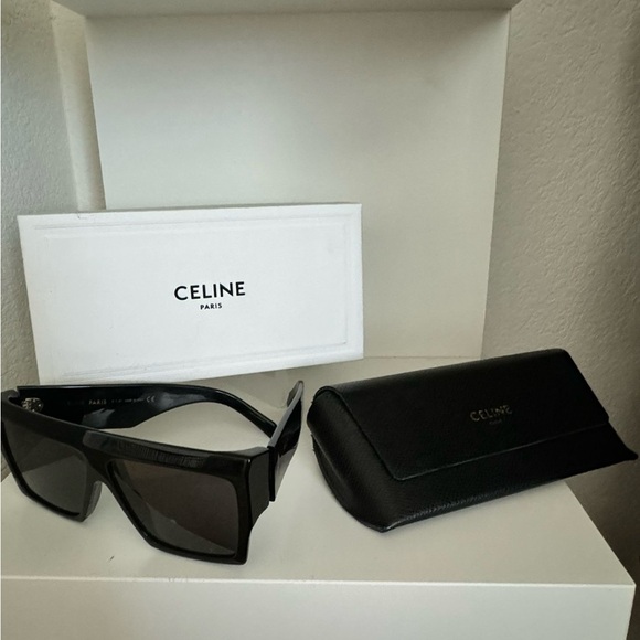 Celine polarized flat top square sunglasses - Picture 2 of 6